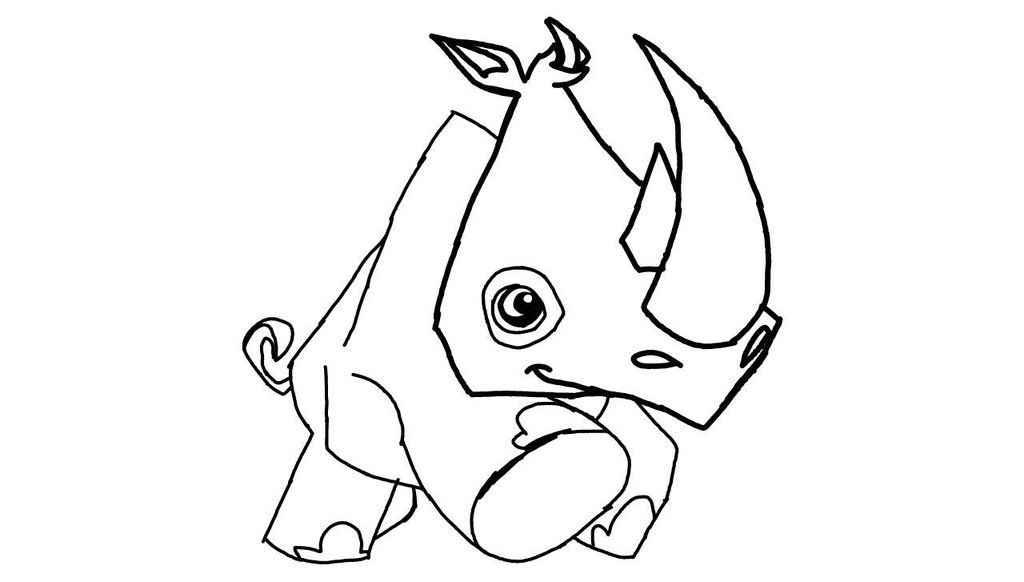 1024x582 Animal Jam Rhino Base By Drawingsforu