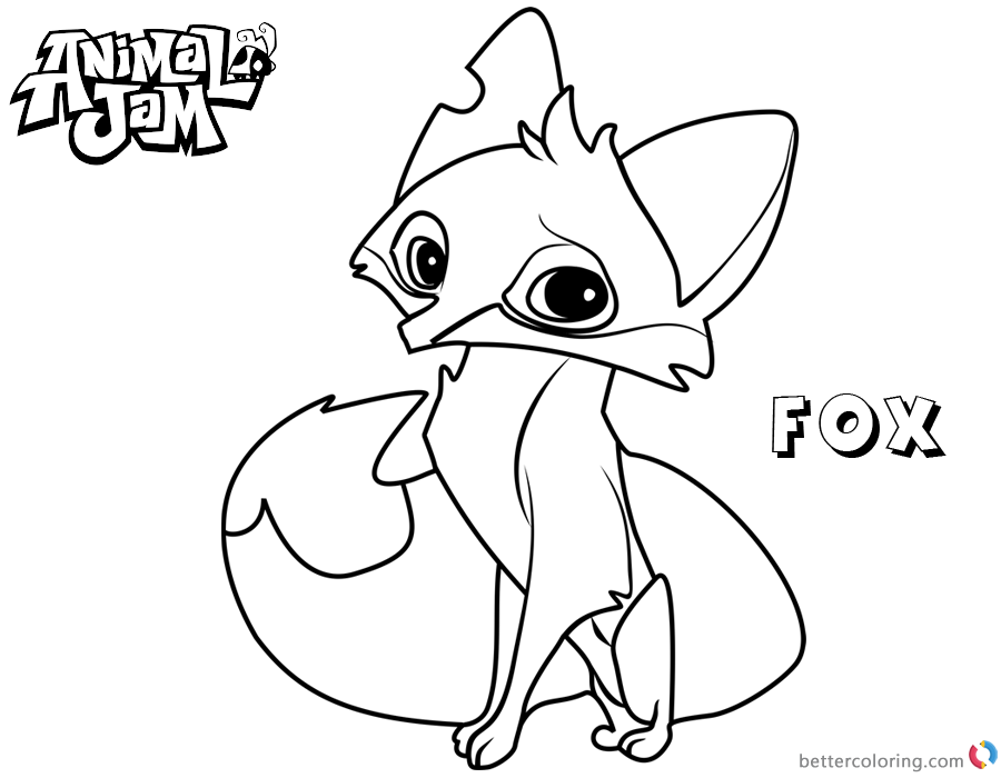 Animal Jam Fox Drawing at GetDrawings | Free download