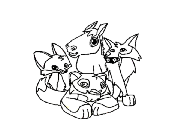 600x444 Animal Jam Coloring Pages Fox Coloring Kids Animal Jam