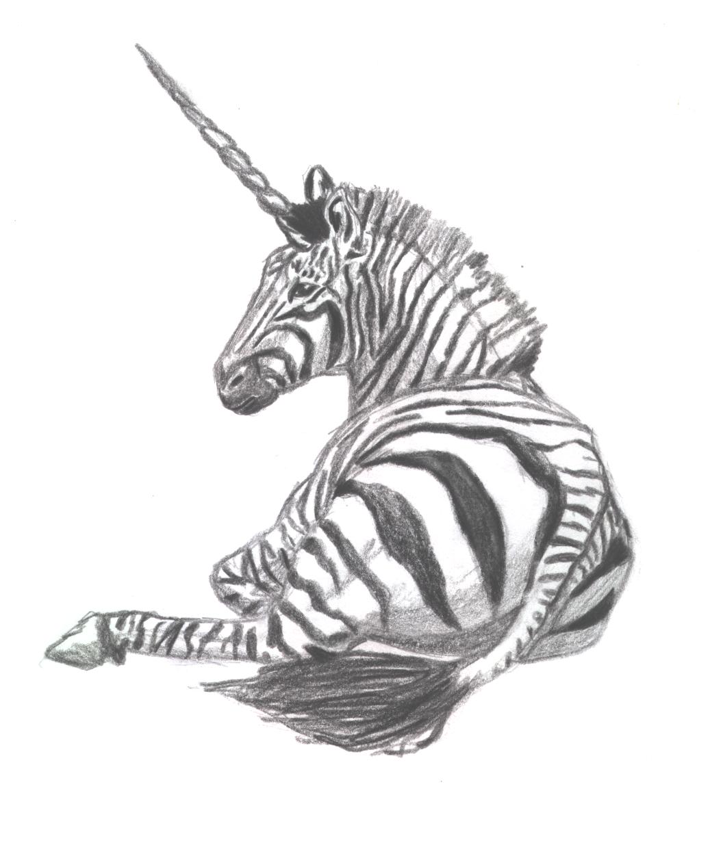 1056x1232 Zebra Unicorn! Riley Unicorns And Anime Artwork