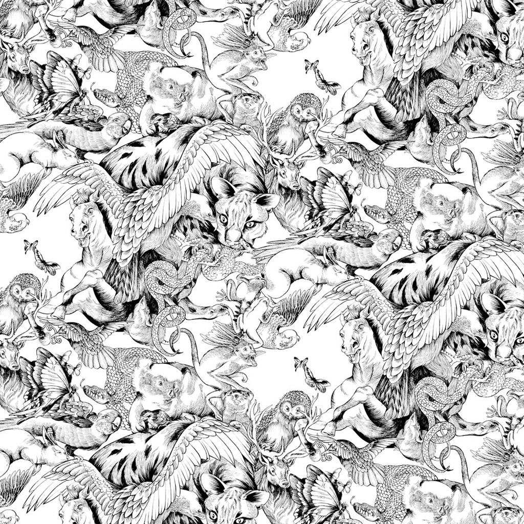 1024x1024 Animal Kingdom By Jornkaspuhl Wallpaperscript