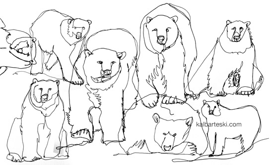 550x334 Contour Line Mr. Knight Art