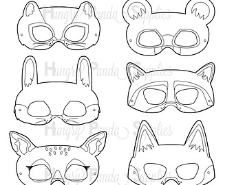 340x270 Chipmunk Mask Etsy