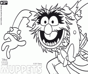 300x250 Muppets Animal Coloring Pages Drawing Animal Muppet Sketch