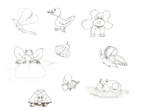 600x467 How To Draw Cute Animal Sketches