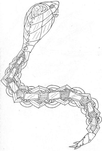 400x593 Robotic Animal Drawings