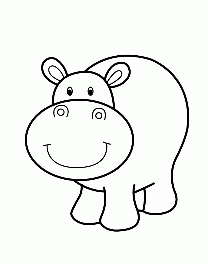 687x873 Coloring Pages Fancy Coloring Pages Draw Easy Animals Coloring