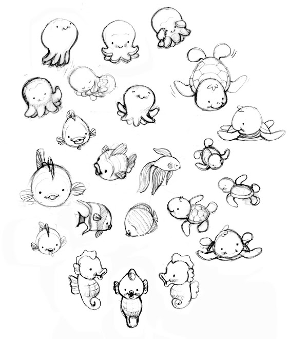 563x660 Drawn Baby Animal Sea Animal
