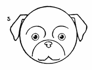 300x229 Puppy Drawing Step By Step