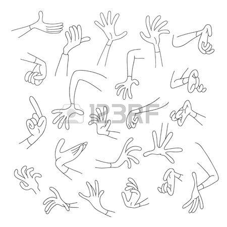 450x450 Hands For Animated Cartoon Royalty Free Cliparts, Vectors,