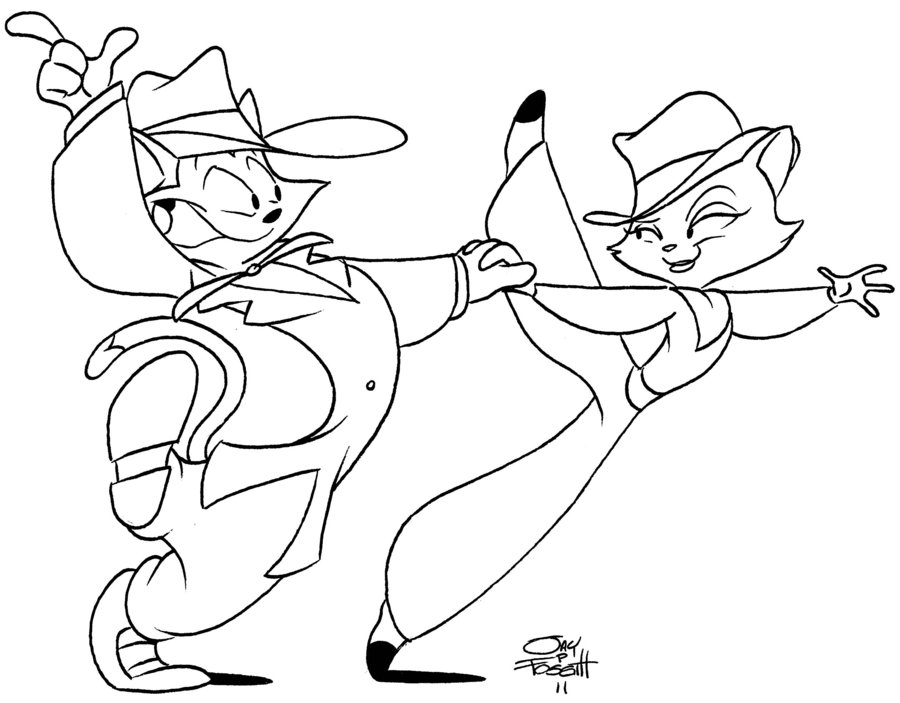 900x703 Cats Don'T Dance By Jayfosgitt