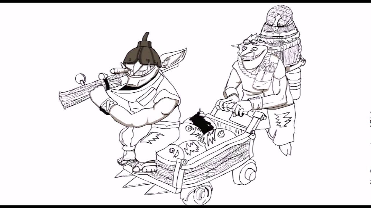1280x720 Drawing Techies (Animated)