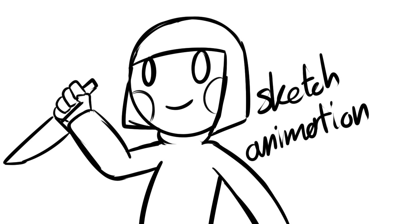 1280x720 Undertale Animated (Sketch) Chara Attack