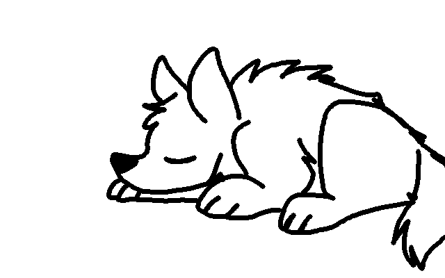 640x400 Breathing Wolf Animation By Howlinhannah