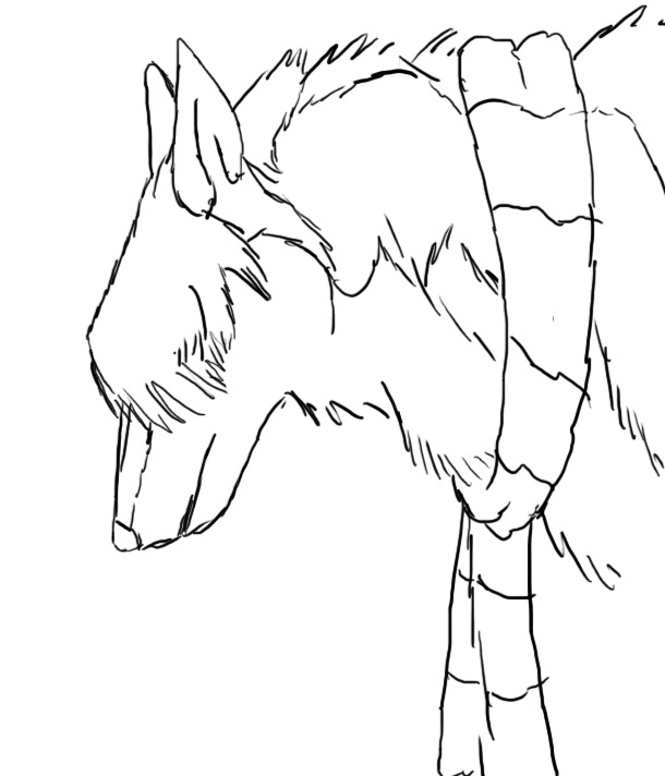 610x712 Sad Crying Wolf