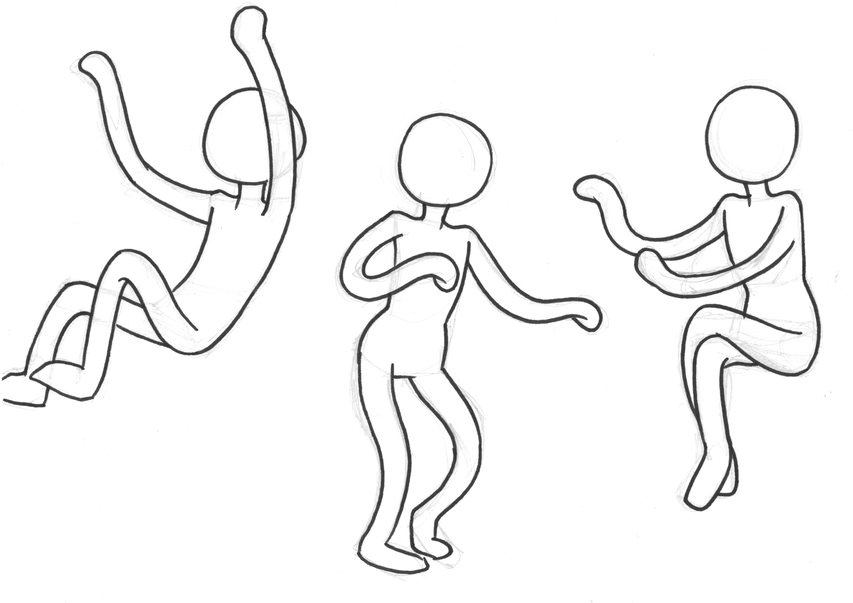 2981x2109 Cartoon Figure Drawing Blanks Cartooning Amp Animation