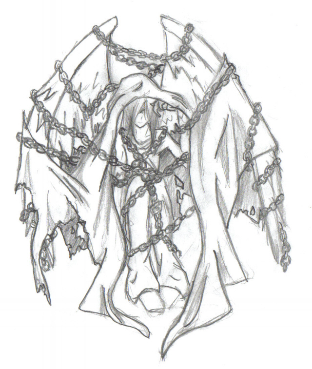 640x757 Chained Angel By Epikasia