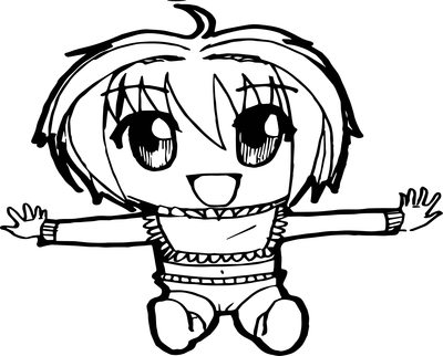 400x322 Anime Boy Coloring Pages Baby Page Wecoloringpage