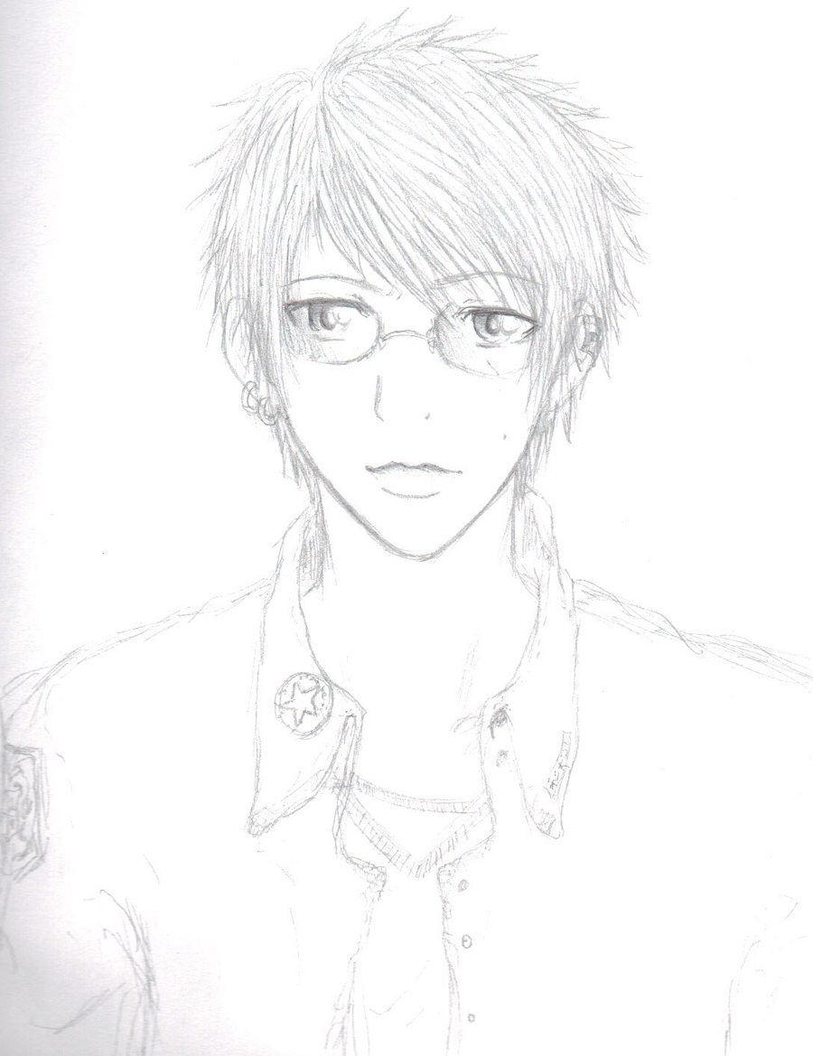 900x1169 Anime Boy Drawing By Hellokittyelena