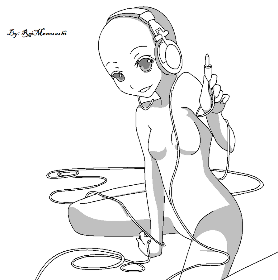 900x908 Music Girl Base By Reimonosashi