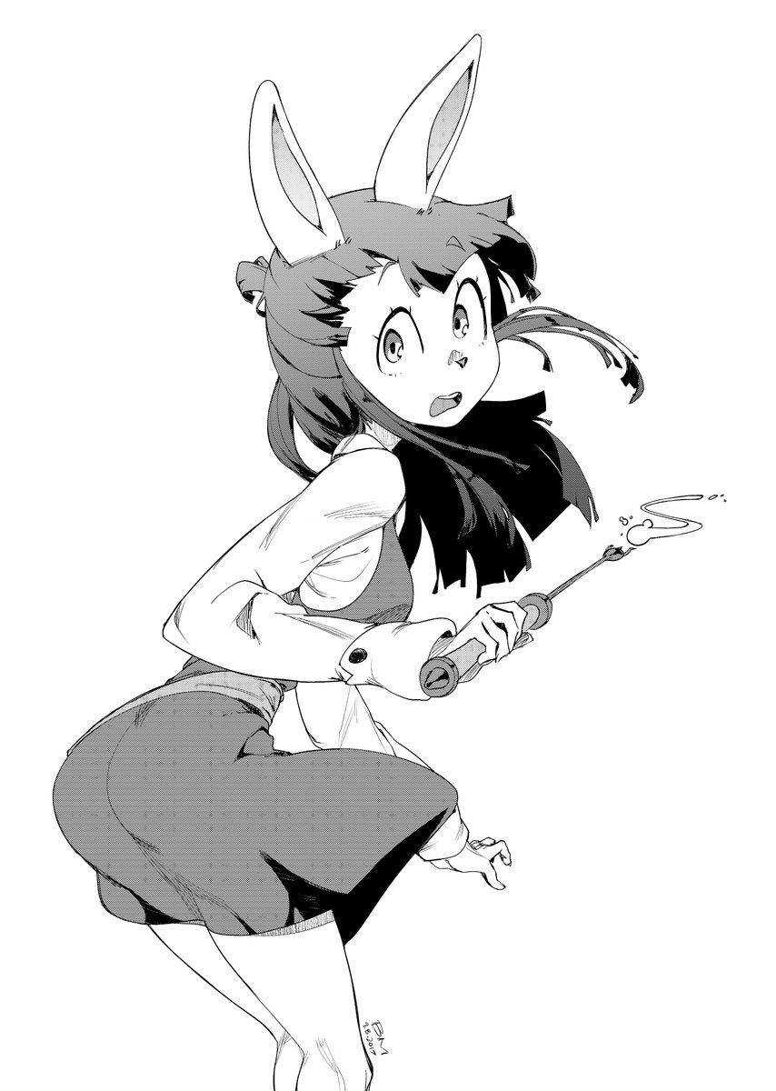854x1200 Bear The Mighty On Twitter Bunny Akko! A Follower's Request