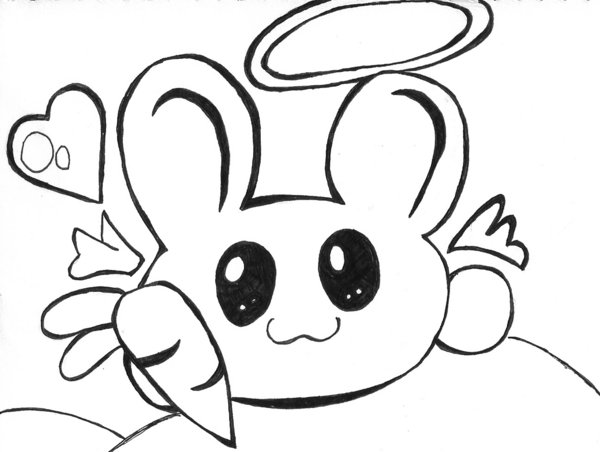 600x452 Cute Chibi Bunny By Artisticlymel