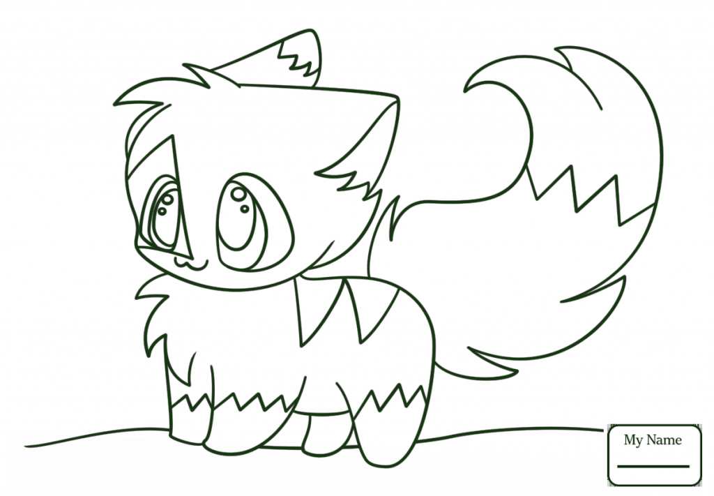 1024x711 Cute Baby Anime Animal Pages To Print Free Coloring Printable