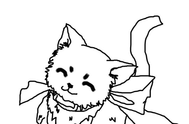 640x420 Download Image Cute Anime Cat Drawings Easy Pcroid Iphone