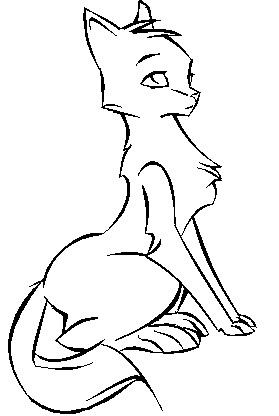 279x416 Cat Lineart By Dragonflute