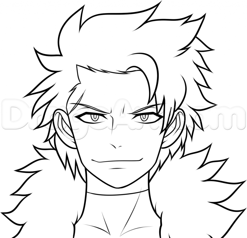 1024x987 Fairy Tail Drawings How To Draw Sting From Fairy Tail Step Step