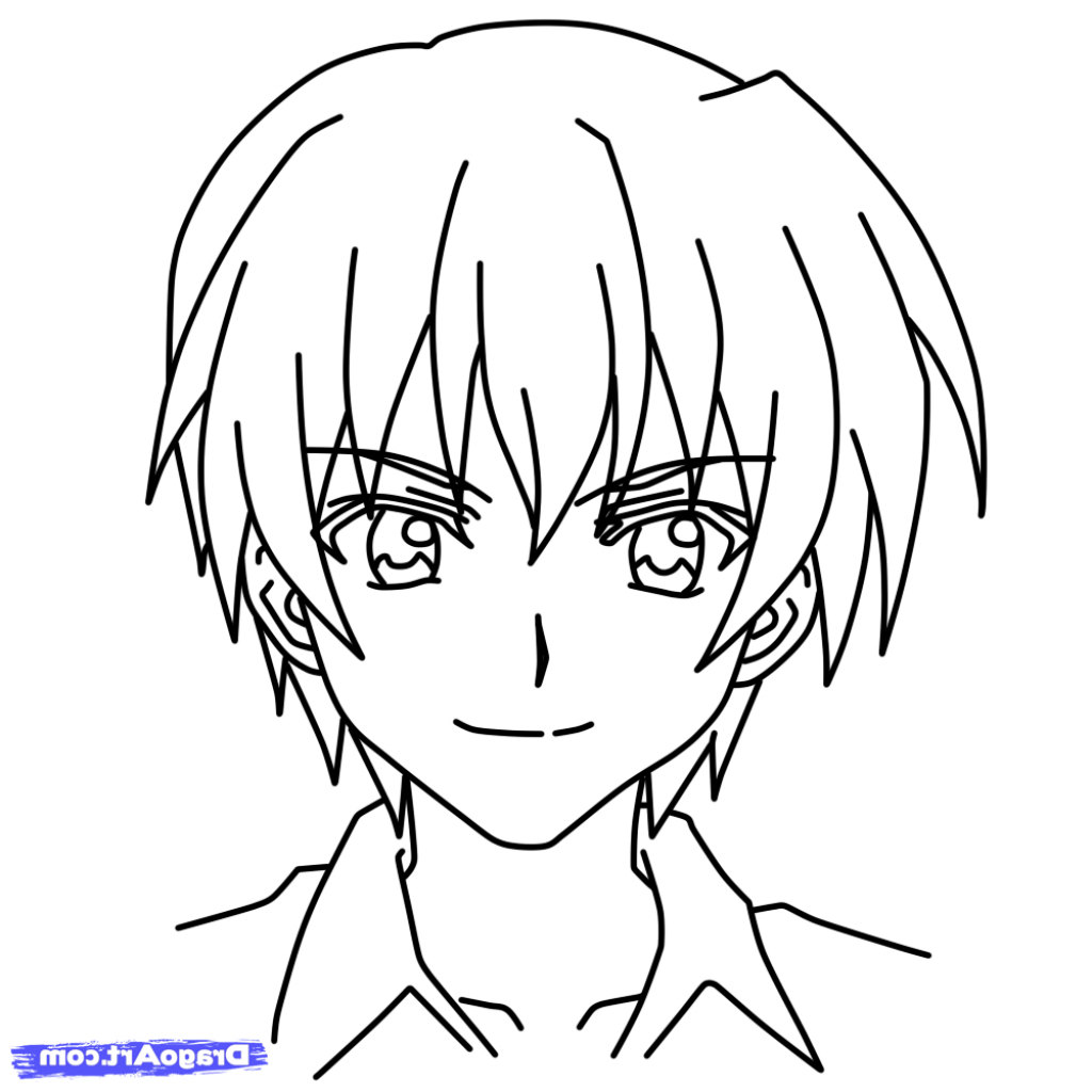 1024x1024 How To Draw Anime Characters Step By Step Photos Drawings Anime