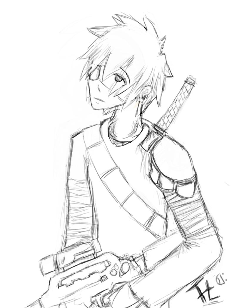 847x1047 Practice Anime Character By Thelittlereaper