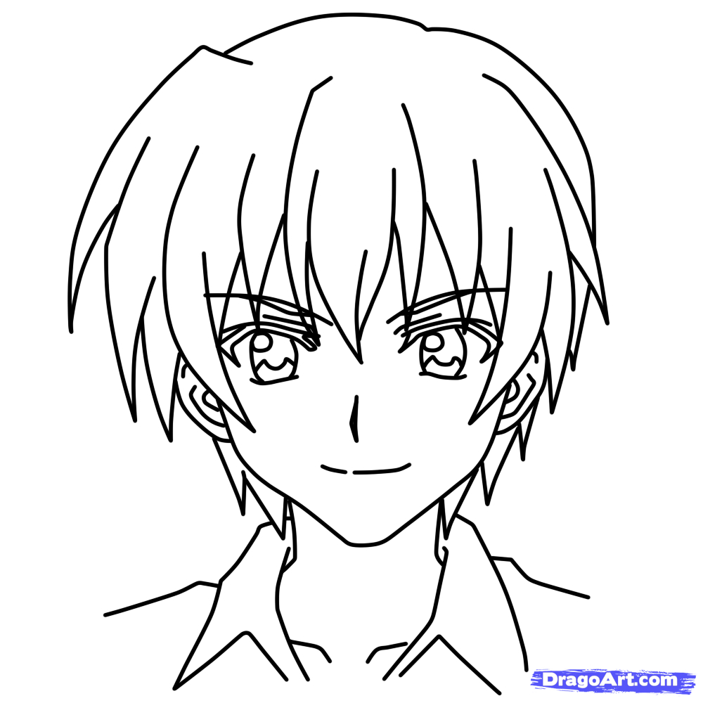 1000x1000 Anime Characters Drawing Learn How To Draw Keiichi Maebara