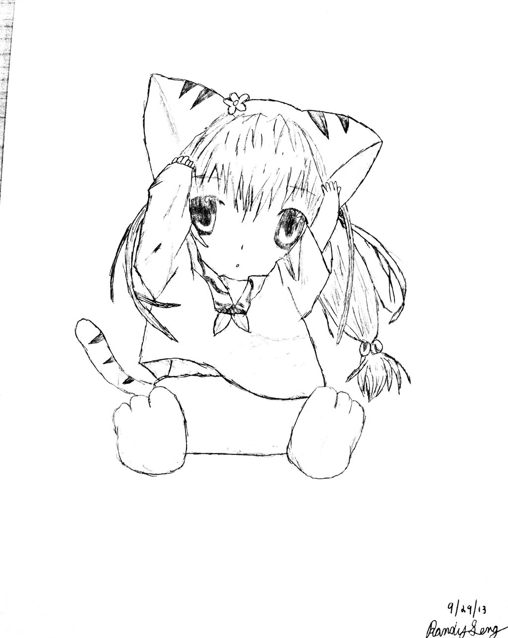 1024x1286 Chibi Anime Child By Rycante