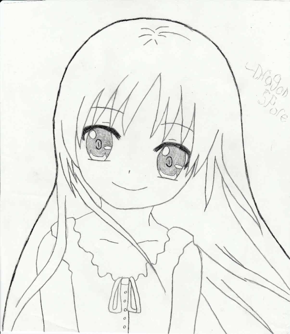 Anime Computer Drawing at GetDrawings | Free download