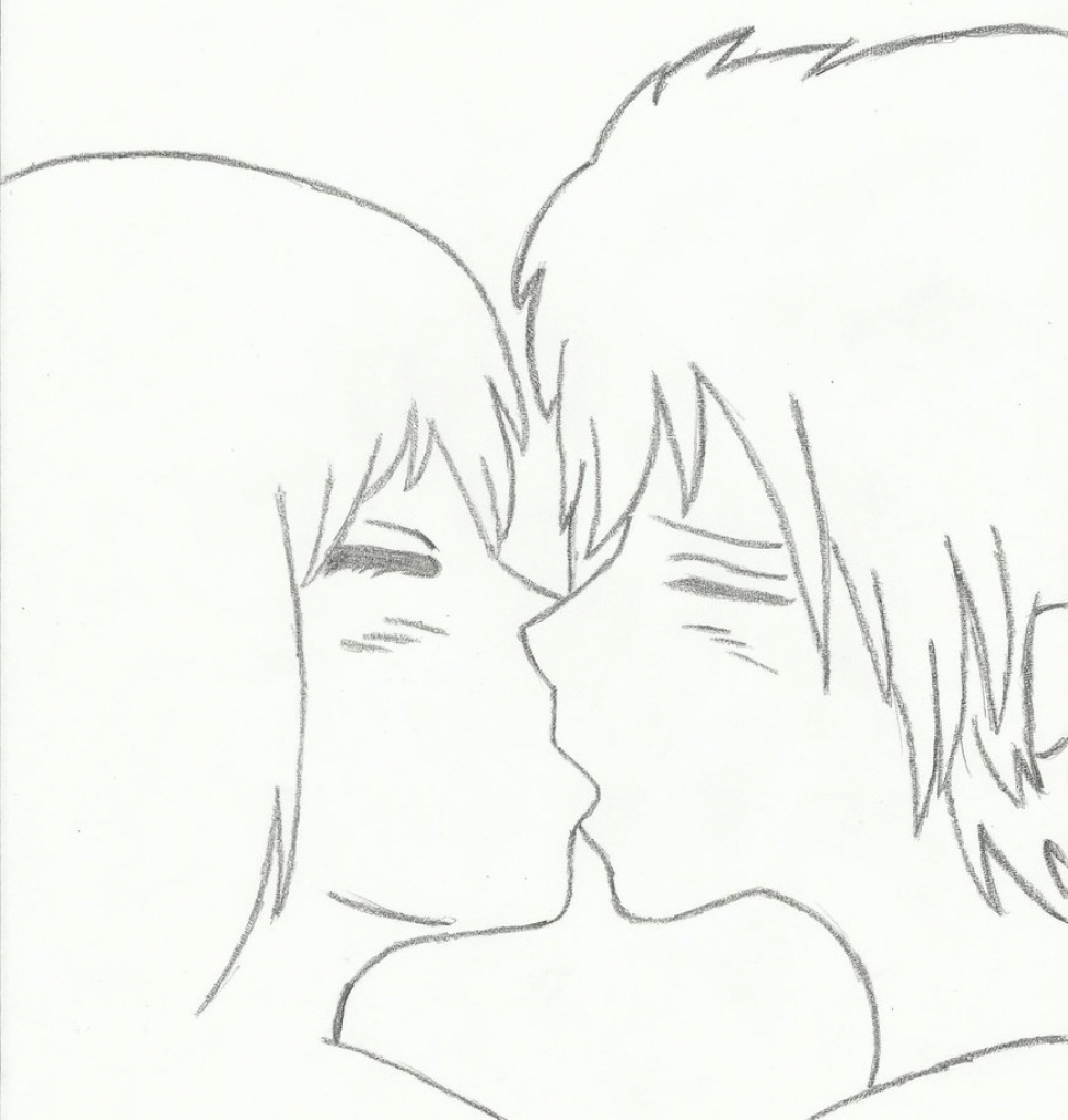 Anime Cute Couple Drawing at GetDrawings | Free download