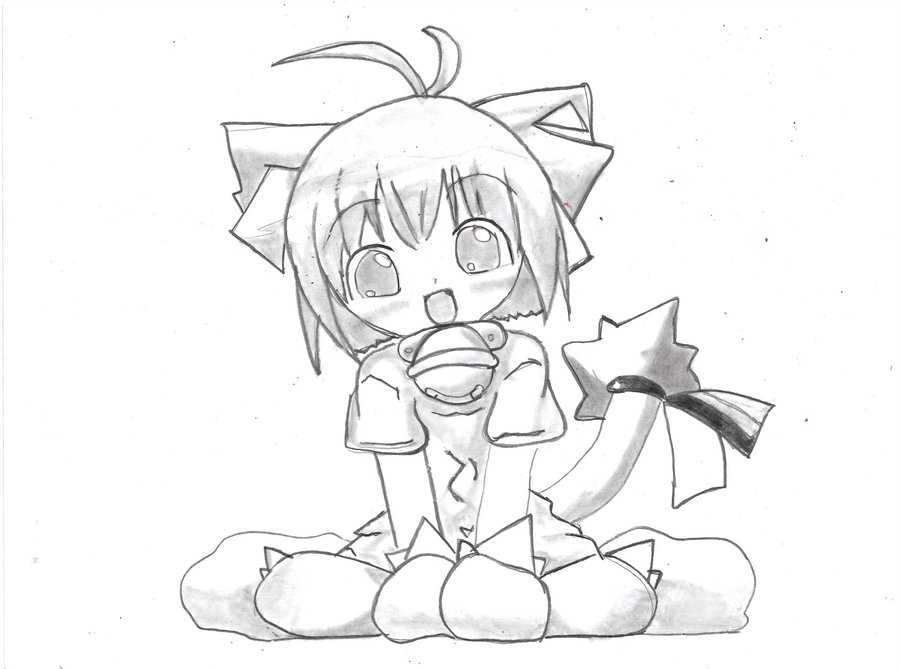 900x669 Cute Anime Girl By Lalaesha