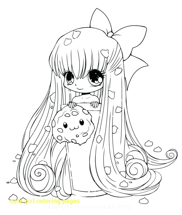 736x870 Anime Girls Coloring Pages Cute Girl Coloring Pages With Cute Girl