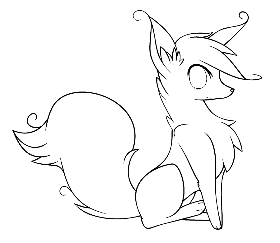 900x781 Fairy Dog Lineart By Jojuki On @