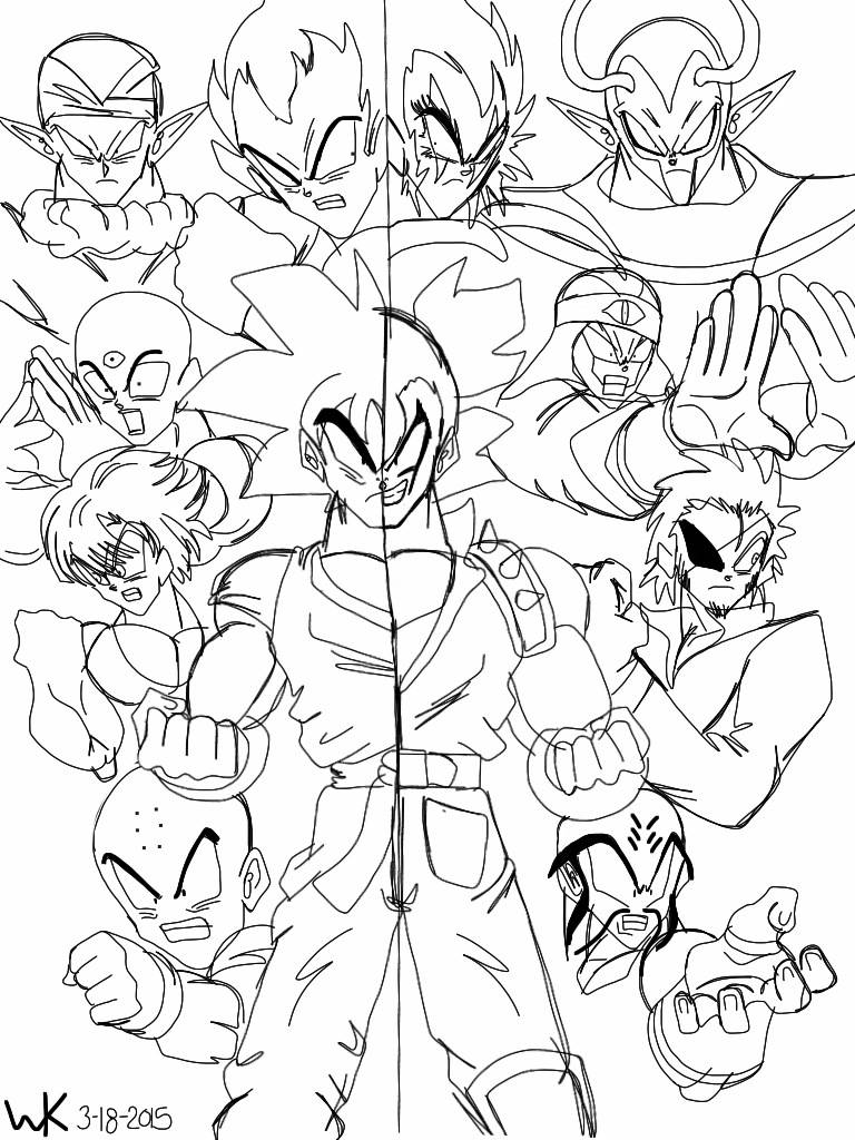 768x1024 Dragon Ball Multiverse Crisis! Z Fighters Vs X Fighters Wk'S