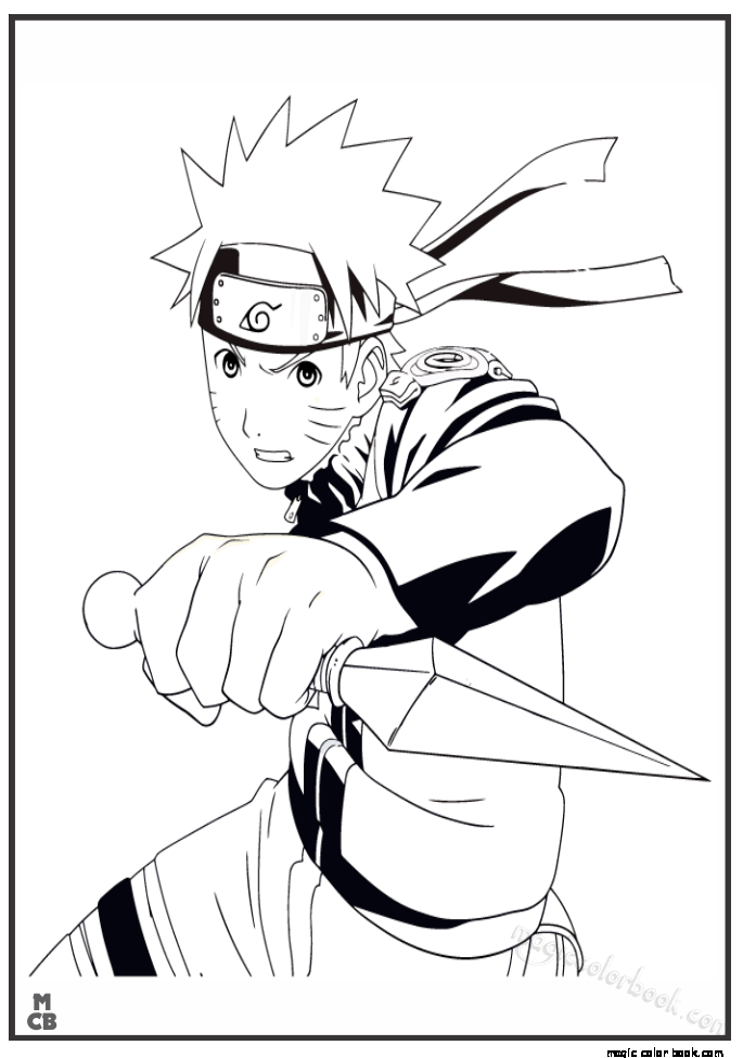 685x975 Anime Coloring Pages Free Magic Color Book 9