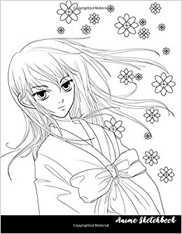 260x335 Buy Anime Sketchbook Blank Anime Sketch Book, 110 Pages, 8 12 X