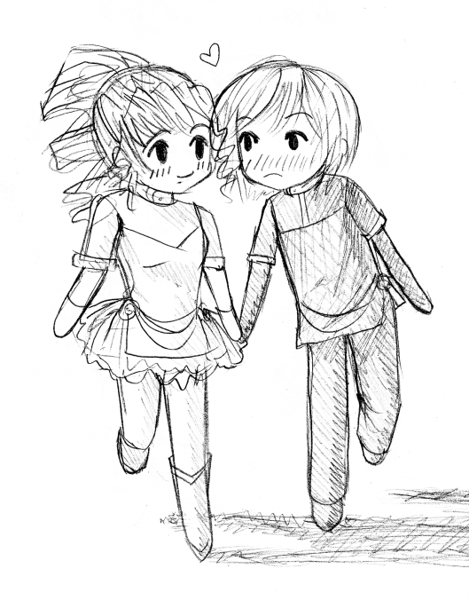 529x685 How To Draw Anime Couples Holding Hands Next Draw Out The Card He