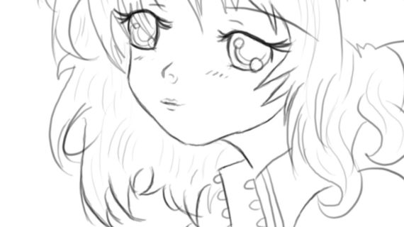 570x320 Drawing Cute Anime How To Draw A Cute Anime Face, Step By Step