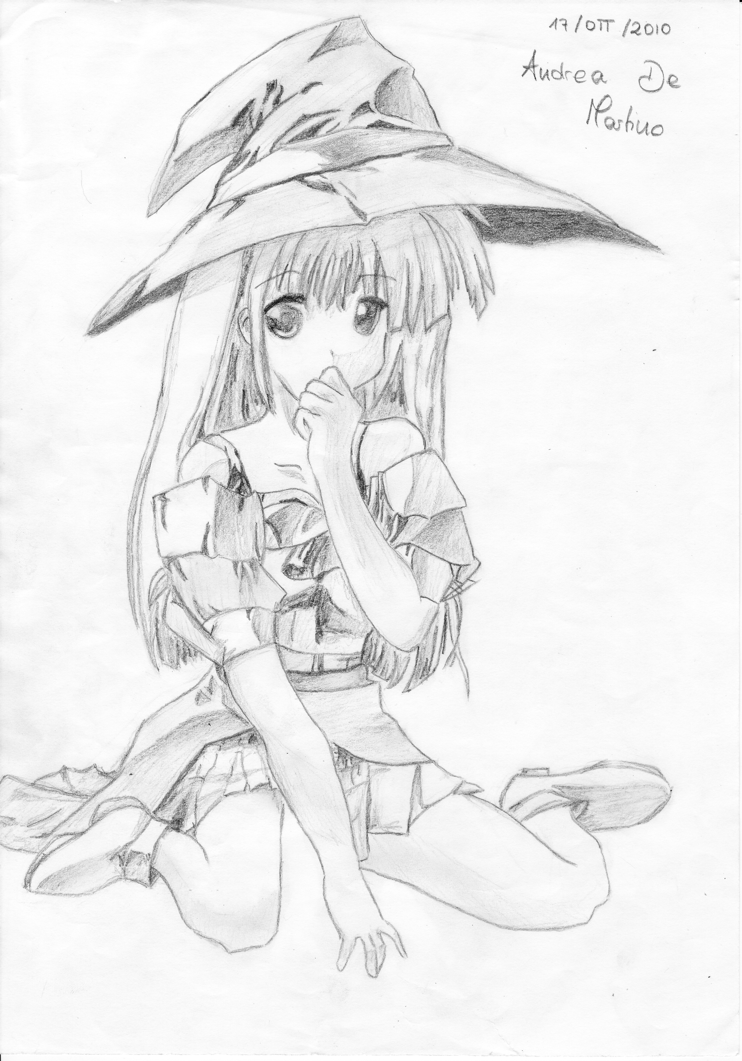 2452x3504 Anime Halloween Drawings Fun For Christmas