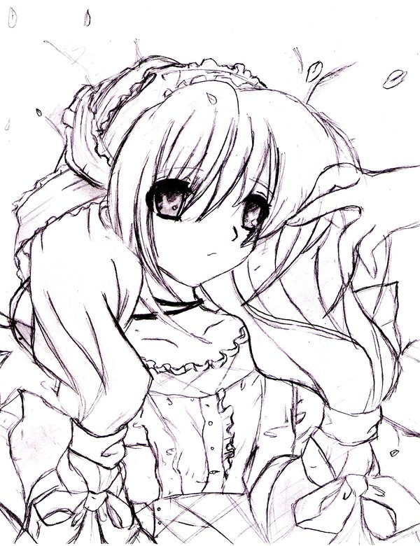 600x780 Drawn Alice In Wonderland Anime