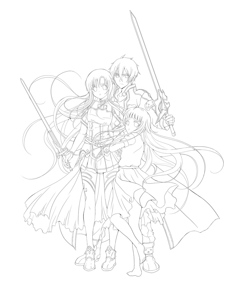 806x992 Lineart Sword Artline By Rurutia8