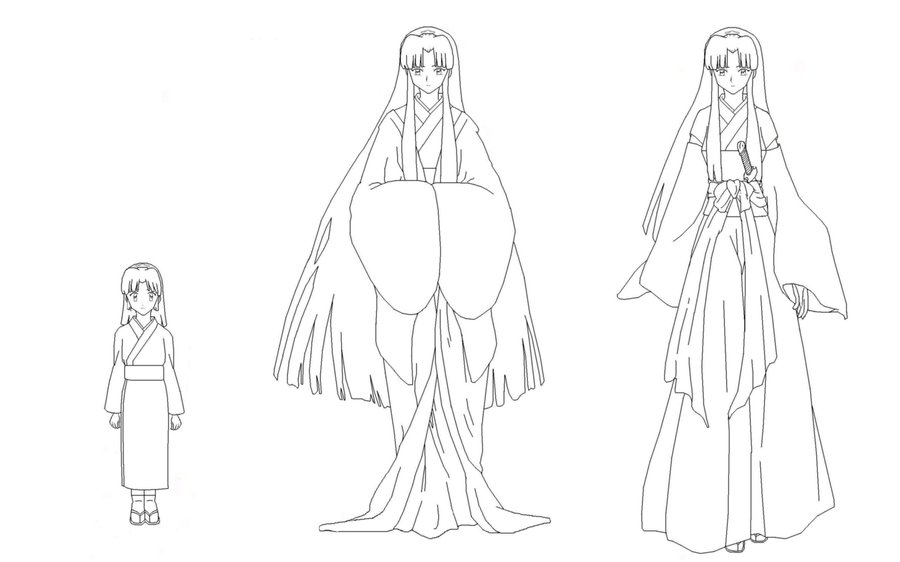 900x562 Outline Drawing By Slayl