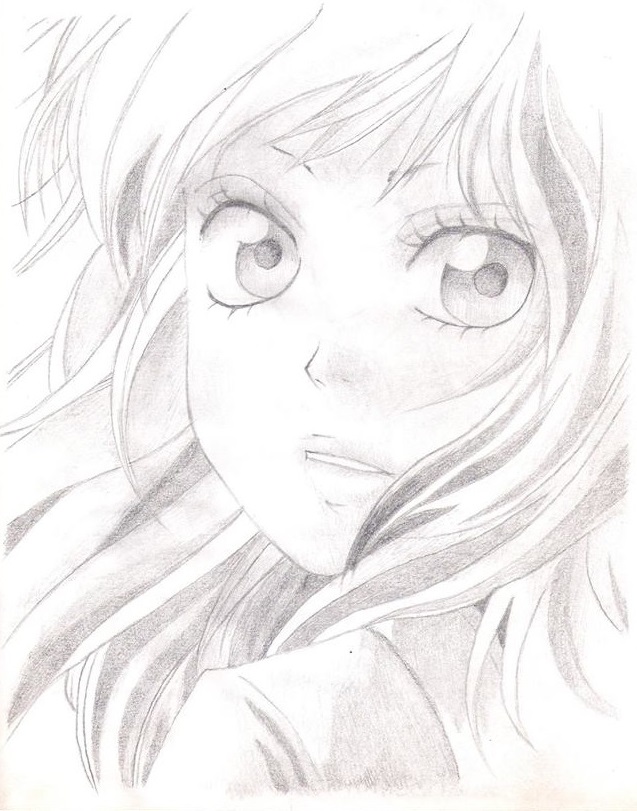 637x811 Pencil Drawings On Anime Drawing Group