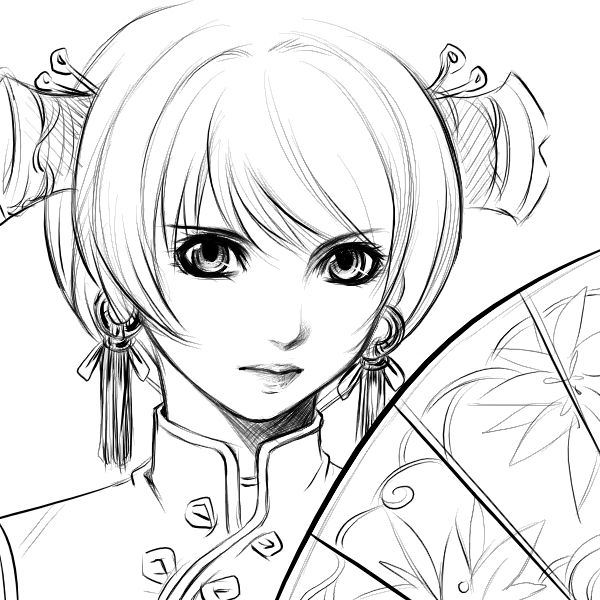 600x600 The Best Anime Lineart Ideas On Scarf Drawing